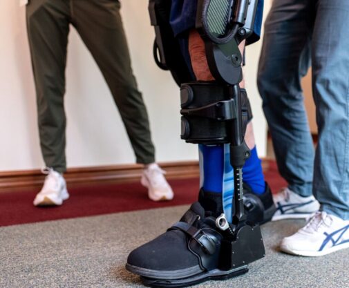 How an exoskeleton is helping people walk again