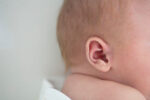 A newborn's ear.