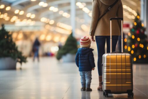 Tips for holiday travel with young children