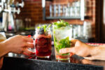 Nonalcoholic mocktail drinks