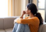 A woman has anxiety, which runs in her family medical history.