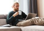 A man consumes excessive amount of caffeine.