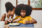 Younger and older sibling. Oldest child is more at risk for mental health concerns.