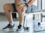 Arthritis pain at the gym while being active.