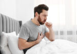 A man has double pneumonia.