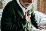 A man having heart failure from an underlying condition.