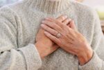 A older woman has a heart condition common for her age.