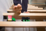 Left out toys can lead to parenting injuries.