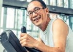 A man exercises after a cardiac event.