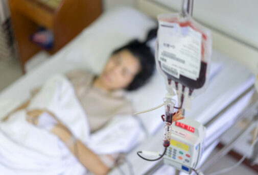 Who benefits from a bone marrow transplant?