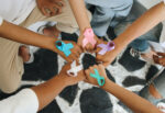 Cancer ribbons to bring awareness to cancer risk and prevention.