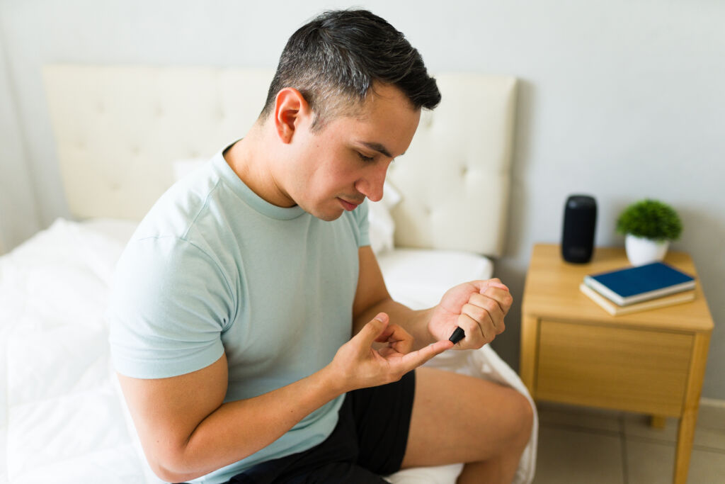 Are men with diabetes at a higher risk for complications?