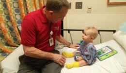 Facing hard times with determination and a smile