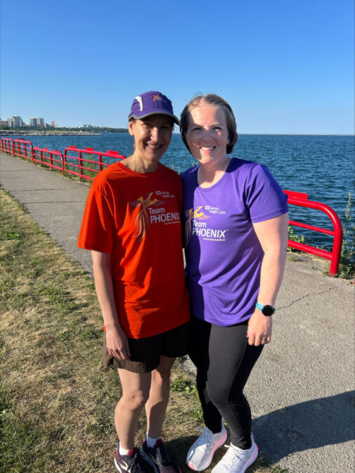 Cancer survivors train for triathlon